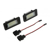 LAMPKI LED PODŚWIETLENIA TABLICY /REJESTRACYJNEJ/AUDI A1 2010-,A3 2012-,A4 B8 2007-,A5 2007-,A6 2010-,A7 2010-,Q3 2011-,Q5