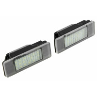 LAMPKI LED PODŚWIETLENIA TABLICY /REJESTRACYJNEJ/PEUGEOT 207/207 CC 2006-,307 2001-,308 2007-,3008 2009-,407 2004-,508