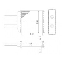 NAGRZEWNICA DAEWOO MATIZ 0.8 1.0 98 P96591590
