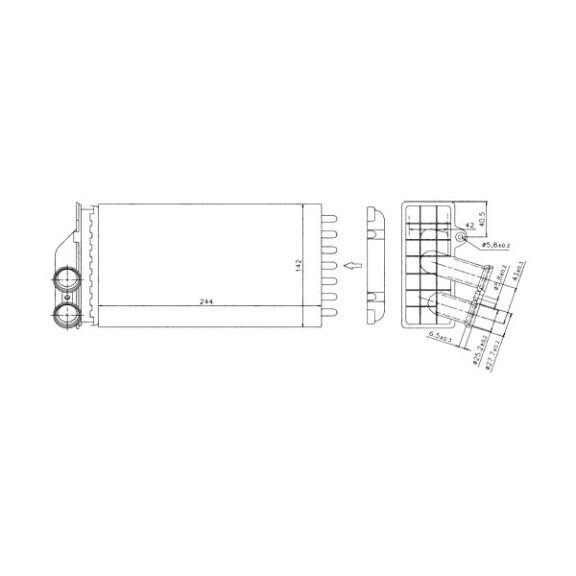 NAGRZEWNICA CITROEN C4, PEUGEOT 307 1.4-2.0 02 6448N5