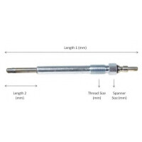 ŚWIECA ŻAROWA CITROEN JUMPER 2.5 TD 94- LP047 5390