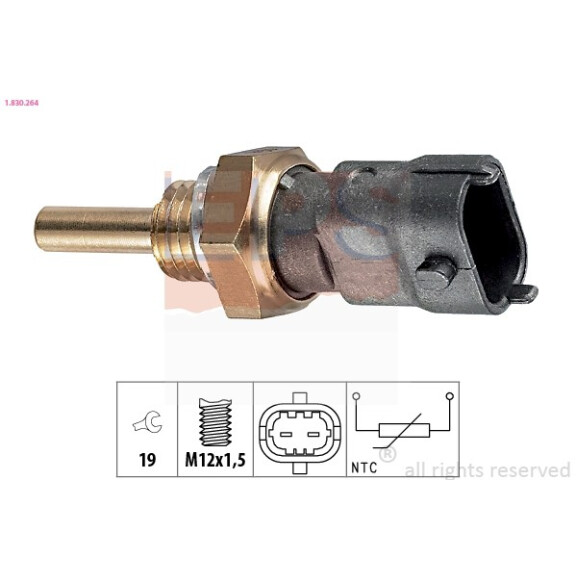 CZUJNIK TEMP WODY FIAT DUCATO 06 2.2 JTD 1365079J80