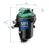 FILTR PALIWA FIAT PANDA 03 1.3JTD KPL 1541184E60000