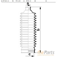 OSŁONA DRĄŻKA KIEROWNICZEGO HONDA ACCORD 2 0I 2.4I 03- 53543SEAG02