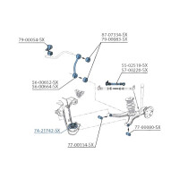 TULEJA TYLNEJ BELKI OPEL OMEGA ALL 94-03 90447156