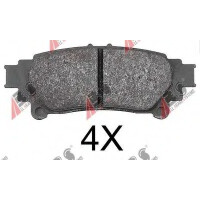 KLOCKI HAMULC. LEXUS RX350 AWD 09- TYŁ 044660E010