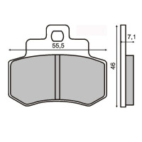 KLOCKI HAM. MOTO. KYMCO GRAN DINK 250CC 225 100 510