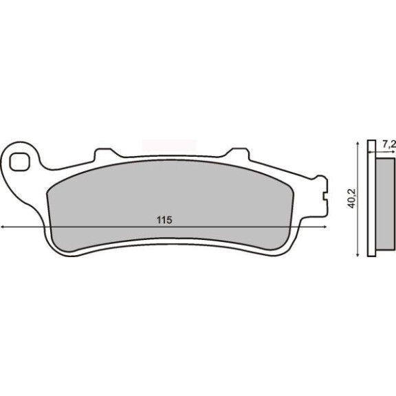 KLOCKI HAM. MOTO. HONDA ST 1100 PAN EUROPEAN 1997- 225 100 970
