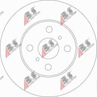 TARCZA HAMULC. TOYOTA MR2 1,6 86-89 TYŁ 4243117020