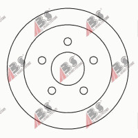 TARCZA HAMULC. OPEL SINTRA 96-99 TYŁ 0569107