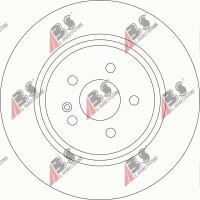 TARCZA HAMULC. MERCEDES W163 ML-KLASA 00-05 TYŁ 1634230012