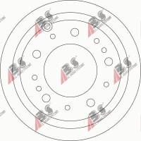 TARCZA HAMULC. TOYOTA LAND CRUISER 98- TYŁ 4243160220
