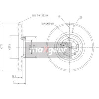 TARCZA HAM. FORD PRZÓD TRANSIT 94- KOŁA 15 986478166