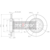 TARCZA HAM. BMW TYŁ E46 98- 09.9590.10