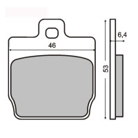 KLOCKI HAM. MOTO. MBK NITRO 225 100 280