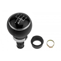 GAŁKA ZMIANY BIEGÓW VW GOLF V 2003-,GOLF VI 2008-,GOLF PLUS 2005-,JETTA 2006-/5 SPEED/BLACK CAP/LEATHER GZB-VW-027