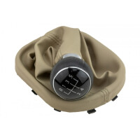 GAŁKA + MIESZEK ZMIANY BIEGÓW VW CADDY II 2004-2010,TOURAN 2003-2011/5 SPEED/-BEIGE GZB-VW-021