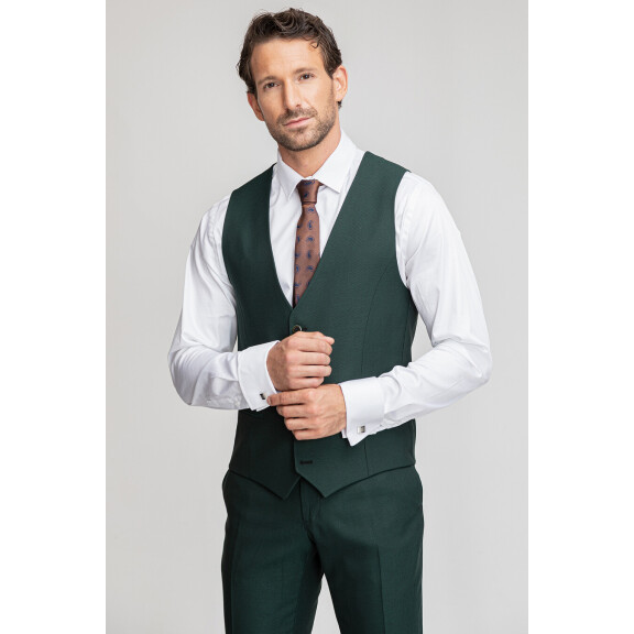 Zielona elegancka kamizelka 05000D60LSA