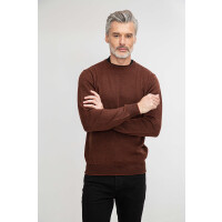 Miedziany sweter w strukturę 01037B50RRA