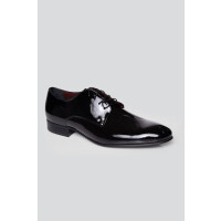 Czarne buty ze skóry naturalnej BUCNQ00191