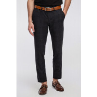 Granatowe spodnie casual SMGS030292