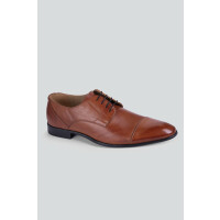Gładkie brązowe buty BUKN000094