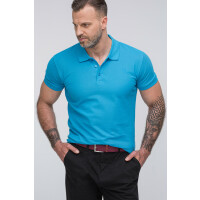 Pastelowo niebieska koszulka polo PLNS000062