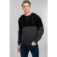 Rozpinany sweter z kapturem SWSR000523