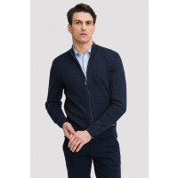 Granatowy sweter na zamek 01021D75SSA