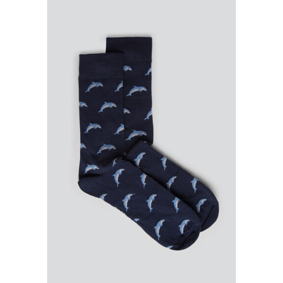 Skarpety męskie w delfiny 01049B75WAA