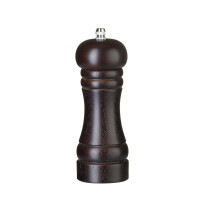 Dřevěný mlýnek na sůl, HENDI, Tmavé dřevo, ⌀57x(H)165mm