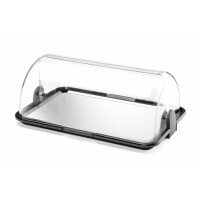 Roll Top Display, dvouúčelový, jednopatrový, HENDI, 465x315x(H)195mm