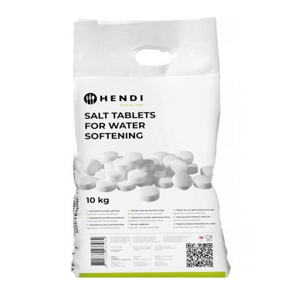 Solné tablety pro změkčování vody, HENDI, 10 kg