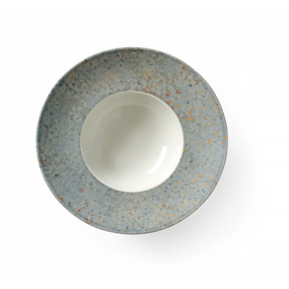 Sbírka těstovinových talířů Drops Collection, HENDI, Světle šedá, ⌀275mm