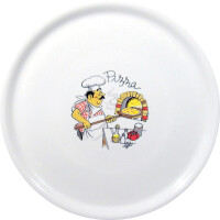 Pizza talíř Tradiční, HENDI, Bílá, ⌀310mm