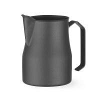 Konvice na pěnění mléka matná černá, HENDI, 0,7L, Černá, ⌀84x(H)130mm