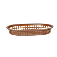 Košík na pečivo oválný, HENDI, Hnědá, 6 ks, 275x175x(H)38mm