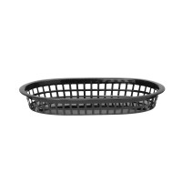 Košík na pečivo oválný, HENDI, Černá, 6 ks, 275x175x(H)38mm