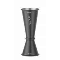 Barová odměrka 25/50 ml, BarUp, Černá, ⌀45x(H)110mm