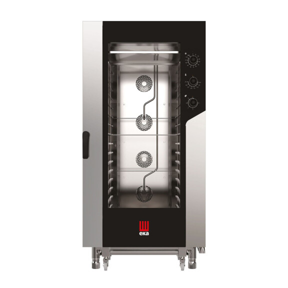Konvektomat Millennial Smart Bakery, 16 × 600 × 400 mm - elektromechanicky ovládaný, elektrický, Tecnoeka, 400V/31000W, 930x1035x(H)1900mm