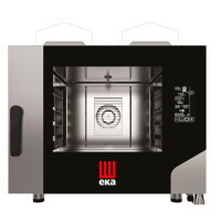 Konvektomat Millennial Black Mask Bakery 4x600x400 mm - ovládaná elektronicky, plynová, Tecnoeka, 230V/300W, 9,3kW, 850x1035x(H)801mm