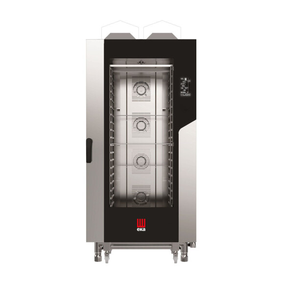 Konvektomat Millennial Black Mask Bakery, 20x GN 1/1 - elektronicky ovládaná, plynová, Tecnoeka, 230V/1450W, 30000kW, 930x1160x(H)2060mm