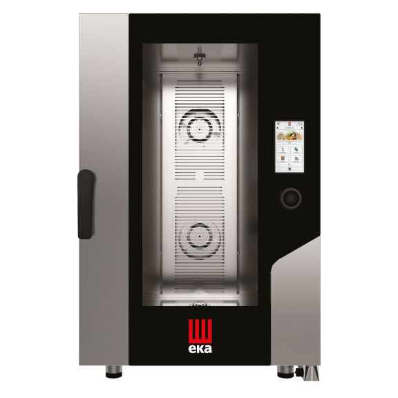 Konvektomat GASTRO 11 x GN 1/1 Electric s kotlem, dotykovou obrazovkou, systémem praní a sondou, Tecnoeka, 400V/19000W, 730x849x(H)1130mm