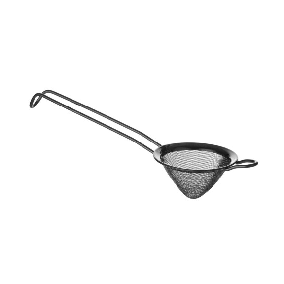 Kónické sítko barové, BarUp, Černá, ⌀75x220mm