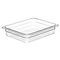 Nádoba Camwear GN 1/2 z polykarbonátu, Cambro, GN 1/2, 3,9L, Průhledná, 325x260x(H)65mm