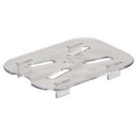 Perforovaný odkapávač Camwear pro boxy Camwear GN, Cambro, Průhledná, xx(H)mm