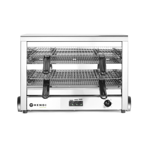 Salamander s křemíkovými tělesy MAXI GN 1/1, HENDI, 400V/4500W, 682x528x(H)455mm