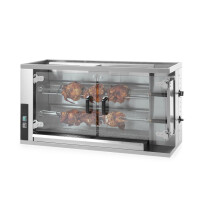 Plynový rotační gril na kuřata, HENDI, 1150x472x(H)605mm