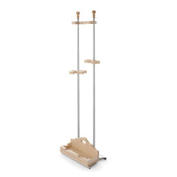 Stojan na lopatu na pizzu a kartáč – na 3 nástroje, Lilly Codroipo, 420x240x(H)1600mm