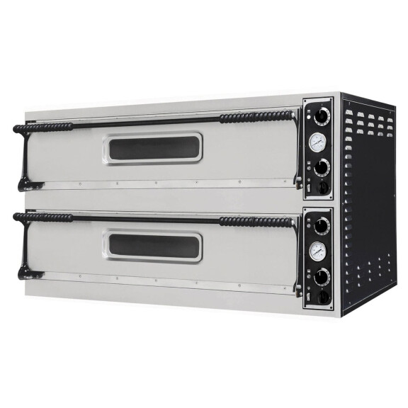 Pec na pizzu BASIC SLIM, Prismafood, 2 komory , 400V/12000W, 1305x489x(H)745mm